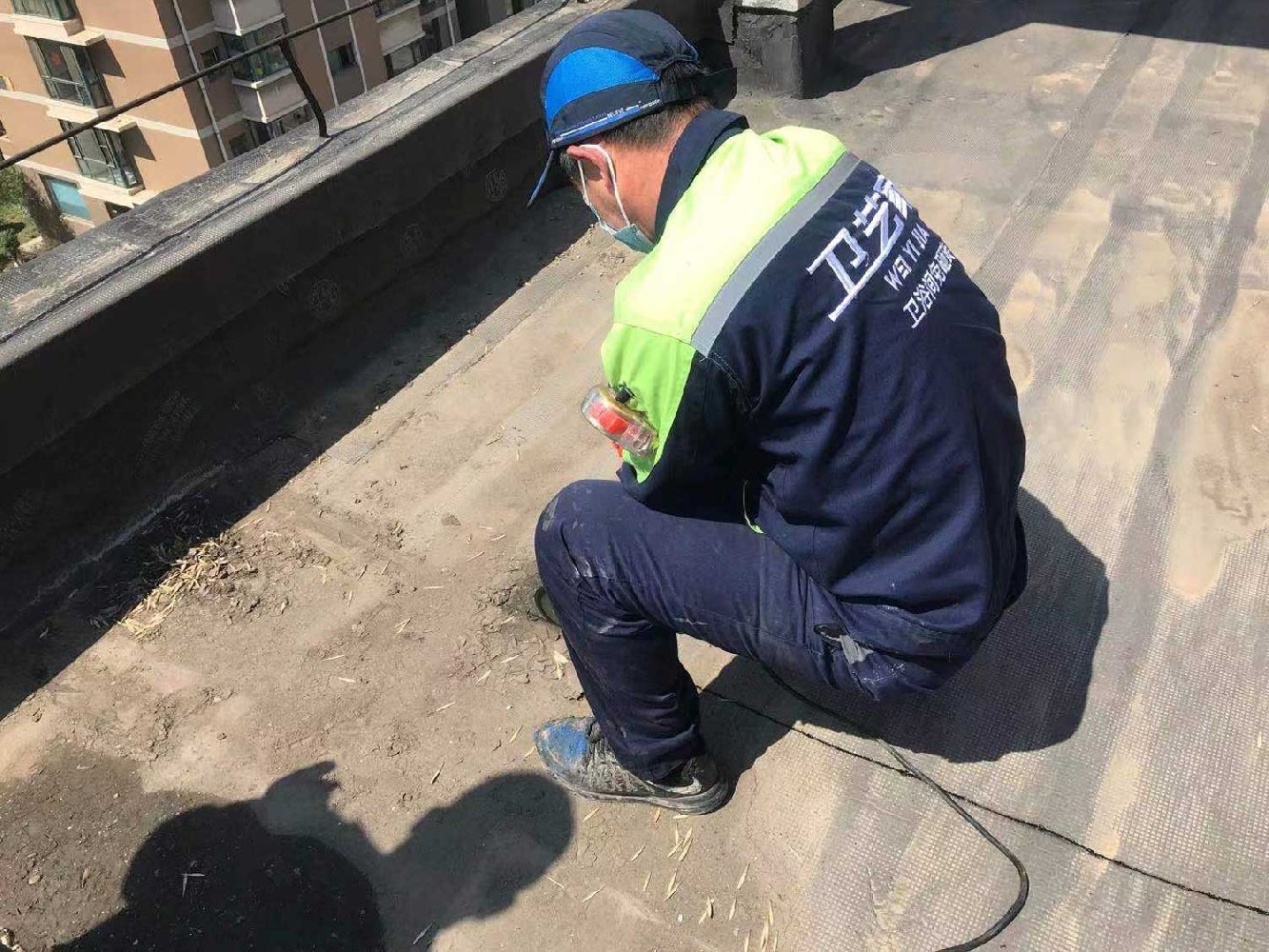 卫艺家房顶防水补漏施工,义乌房顶防水补漏